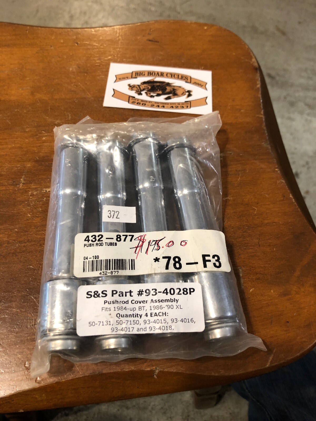 Harley Davidson Push Rod Tubes eBay