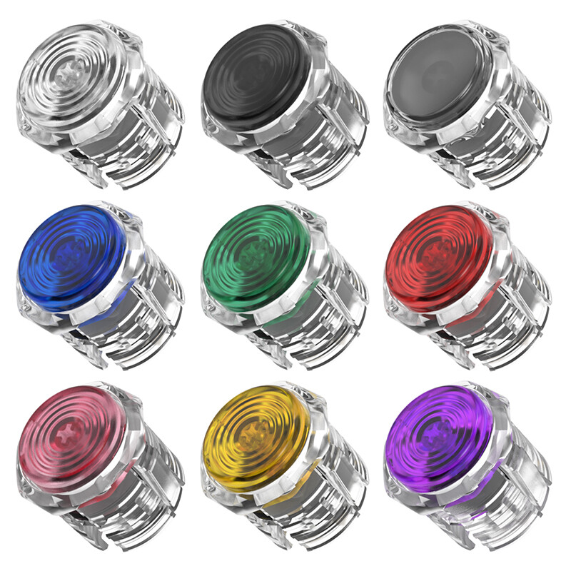 6pcs Original Gamerfinger HBFS-24-BUCKLE Crystal 24mm Snap In