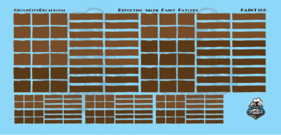 Reporting Mark Paint Patch Set Brown N Scale
