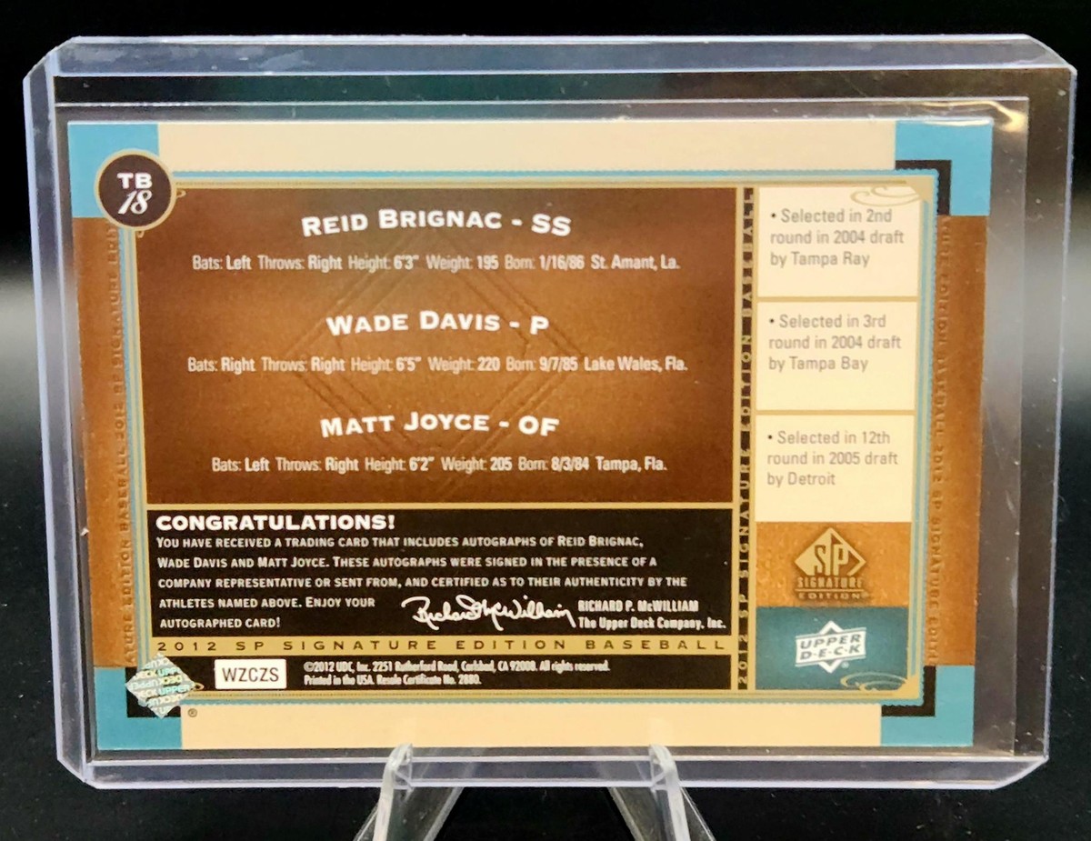 2012 Upper Deck SP Signature Edition - Triple Signatures #TB18 | eBay