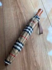 Burberry Folding Shading Parasol umbrella Nova Check Women fashion rain goods