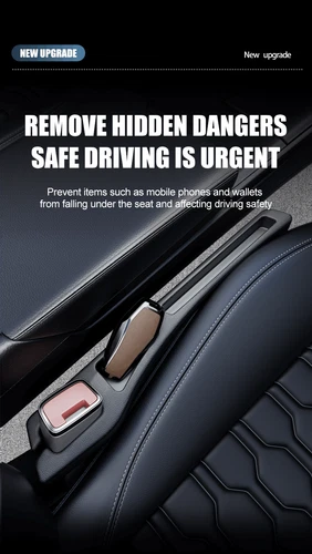 2*Car Side Seat Gap Filler Organizer with Phone Holder for Prevent Falling NEW - Bild 13 von 13