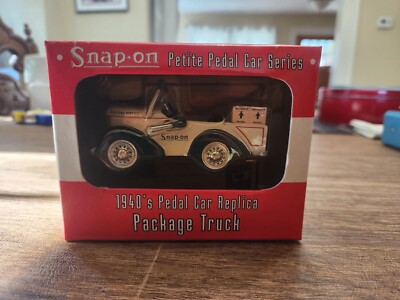 Snap On 1940s Pedal Car Package Truck Toy, NIB, no reserve above opening bid!