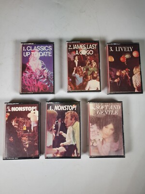 Last The Whole Night Through Vintage Tape Cassette Records  Collection Of 6Tapes