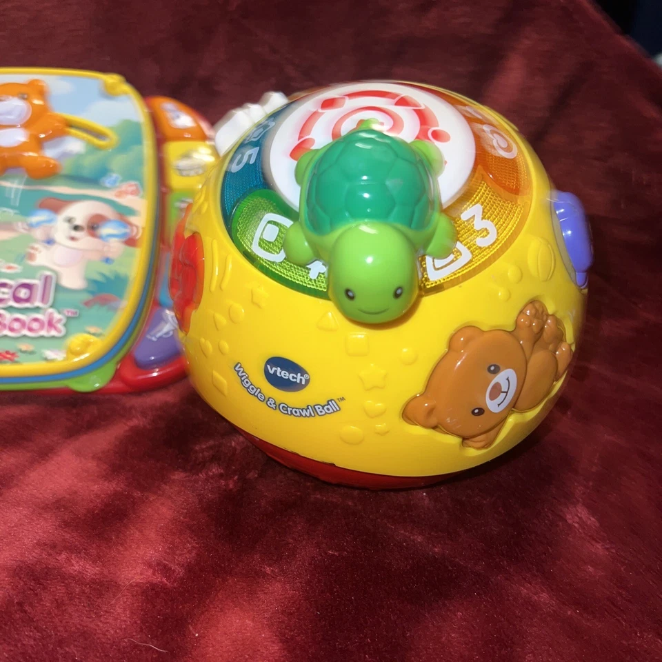 Lote de bolas de aprendizaje educativo y movimiento libro de rimas musicales VTech Foto 4 de 4