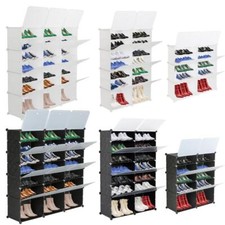 Schuhschrank Schuhregal Lagerregal Steckbare Regalsystem Plastik Lagerung