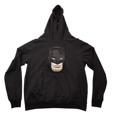 American Level hooded sweatshirt unisex XL/Black+Batman chest graphic/pockets
