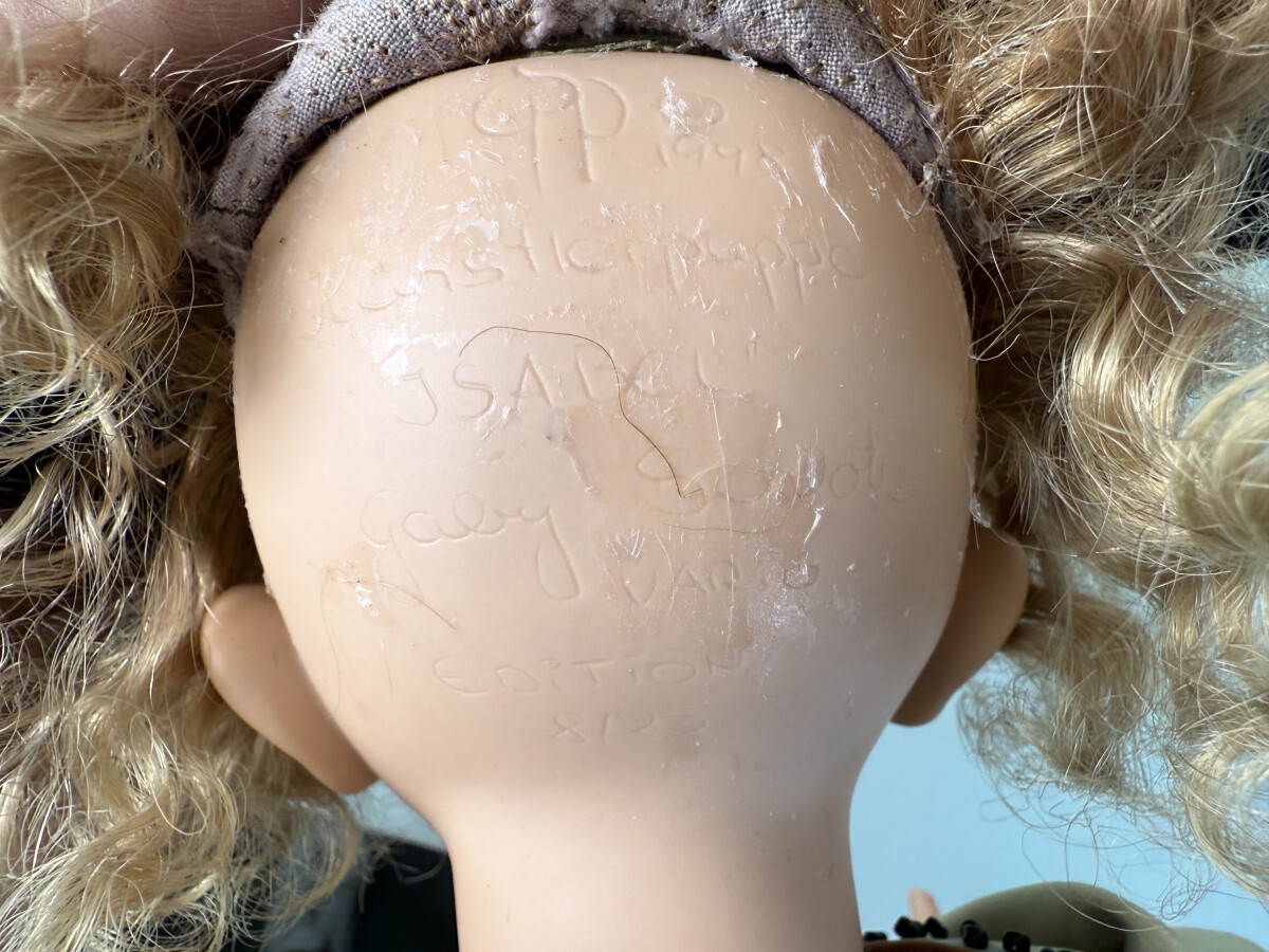 Poupée Porcelaine Gaby Schlotz 38 Cm - Poupée D'artiste De Collection