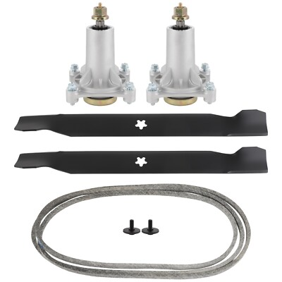 #ad for Husqvarna YTA18542 YTA19K42 YTH2042 42quot; Deck Spindle Blade Belt Rebuild Kit $65.12