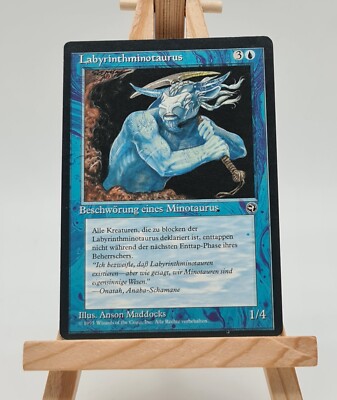 Labyrinthminotaurus (M.1) Heimatländer Magic Karte DE (Labyrinth Minotaur (M.1) 