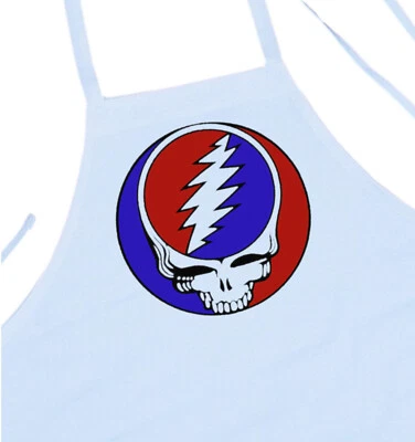 Fun Novelty Aprons Vintage Grateful Dead Rock Band Chef Aprons by CoolAprons