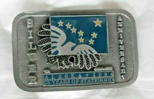 Alaska Silver 25th Anniversary 1983 Pewter 1 3/4" Belt Buckle Limited 3903