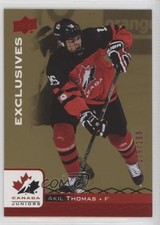 2017 Upper Deck Team Canada Juniors Exclusives Red 179/199 Akil Thomas #53 m8m