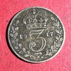 1917 George V Threepence — photo from another recent sale