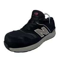 Womens New Balance Composite Toe Work Shoe Black Pink Size 8.5 WUELEHBZ Elite