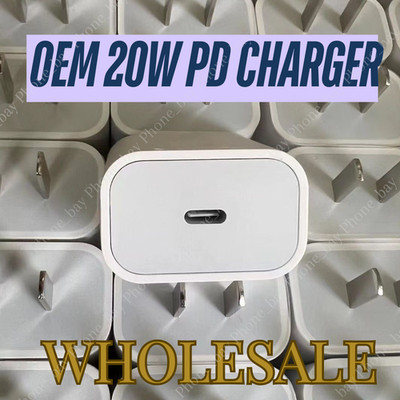 USB C Fast Charger Cube 20W PD Adapter for iPhone16e/17Pro/16Plus/15/14/8 Lot