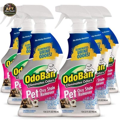 OdoBan 32 oz. Pet Oxy Stain Remover, Fragrance Free (6-Pack)