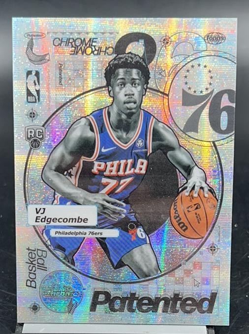 2025-26 Topps Chrome VJ Edgecombe Patented Case Hit SSP