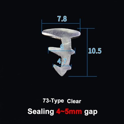 UPVC Door Window Gasket Seal Strip Glass Fixed Repair Seal Waterproof Shockproof