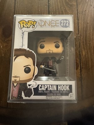 Captain Hook Pop 272 - Once Upon A Time Funko Pop! 2015 Vaulted + Protector