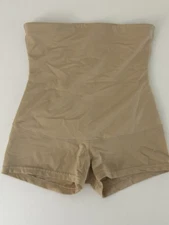 Maidenform Flexees Hi-Waist Boyshort 82107 Beige Size Large