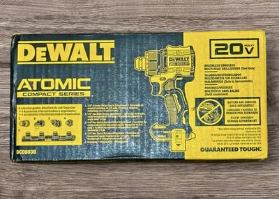 DeWalt DCD803B ATOMIC 20V MAX 1/2'' Brushless Multi-Head Drill Driver NEW
