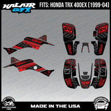 Graphics Kit for ATV Honda TRX 400EX (1999-2004) Split Series - RED-SHIFT