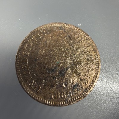 1866 Indian Head Cent 1c Corroded #29607
