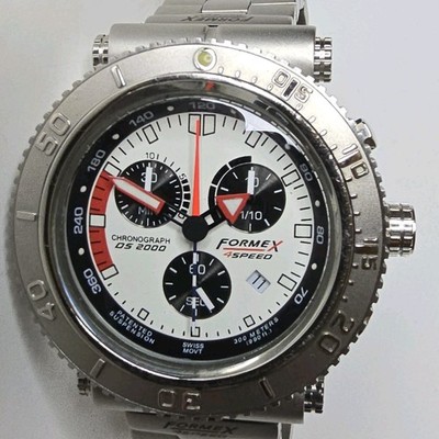 Formex 4-Speed Titanium Men's Watch Quartz Chronograph Titanium 48mm