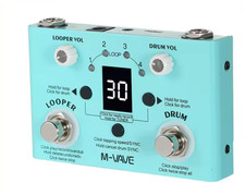 M-VAVE LOST TEMPO Effect Pedal Drum & Looper Effector 2-in-1 Looper & F9V3