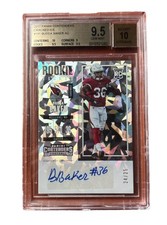 2017 Panini Contenders Budda Baker Cracked Ice Auto Rc Ticket 24/25 BGS 9.5