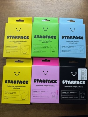 StarFace Hydro-Star Pimple Patches Yellow Pink Green Blue Black 5