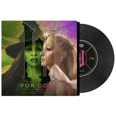 2025 Wicked For Good Regal Exclusive Limited Edition 7  Inch Glitter Vinyl