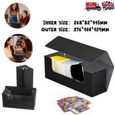 Trading Leather Card Deck Box Card Storage Case For TCG MTG Yugioh Gaming Cards
