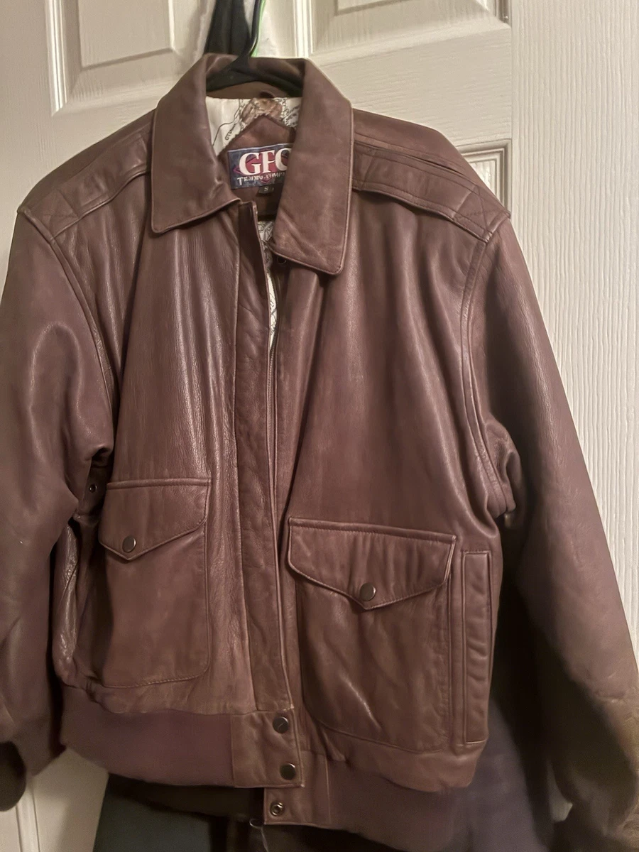 vintage leather jacket 38 products for sale | eBay