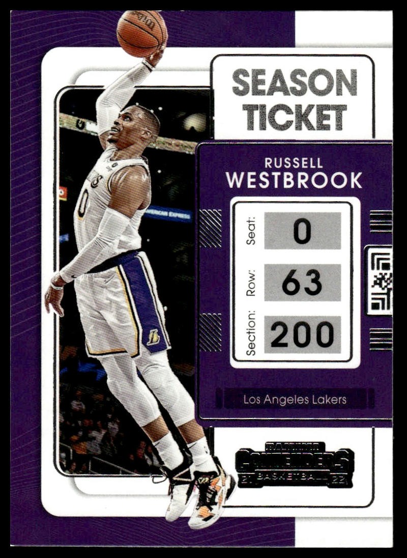 2021-22 Panini Contenders #52 Russell Westbrook