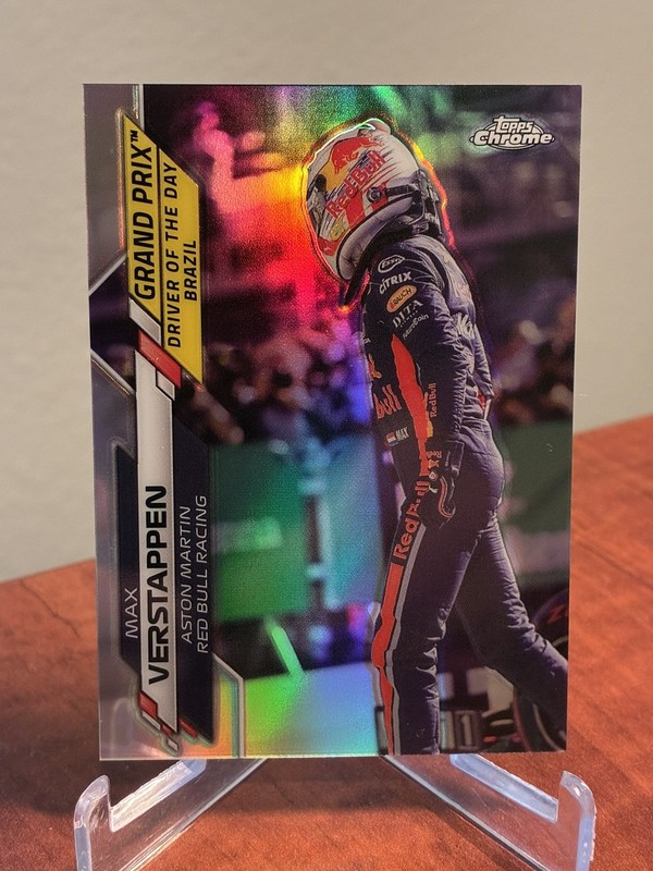 2020 Topps Chrome Formula 1 F1 Max Verstappen Refractor #173
