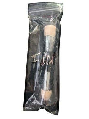 HUDA BEAUTY Build and Buff Dual Ended Foundation Brush Synthetic Fibers NEW