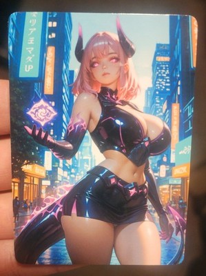 Girl # 111 Goddess Story Full Art Glossy Anime Art Print Card Waifu ACEO
