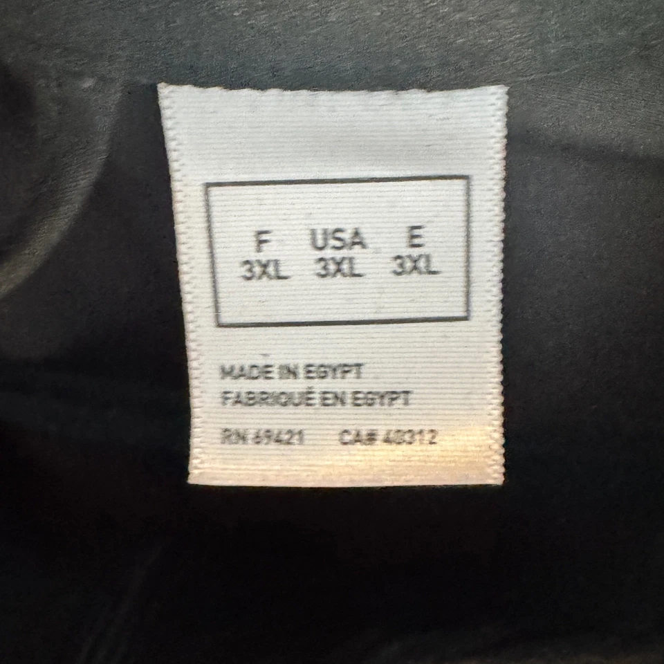 Reebok Golf Jacket Mens 3XL Black Full Zip Lightweight Windbreaker Coat - Image 3 of 4