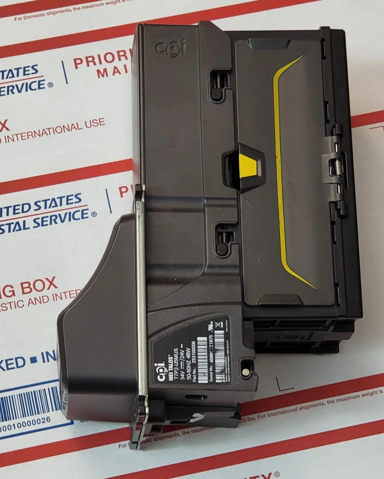 Aceptador de billetes MEI Talos T7T2-U5M 24V-MDB - Acepta $1, $5, $10 y $20 - Imagen 4 de 4