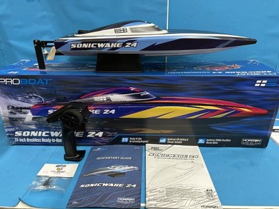 Pro Boat Sonicwake 24'' Self-Righting Brushless w/Batt, Red PRB1992T1