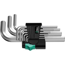 Wera 950/9 SM N Innen-Sechskant Winkelschraubendreher-Set 1.5 mm, 2 mm, 2.5 m...