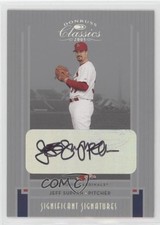2005 Donruss Classics Silver Significant Signatures /200 Jeff Suppan Auto 19lw
