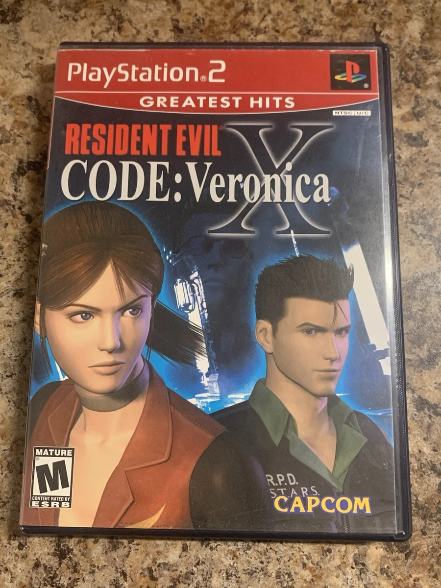Lot De 2 Jeux PS2 : Resident Evil Code Veronica X + Tomb Raider (avec Notices) - Bon état - Complets
