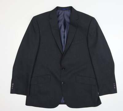 Taylor & Wright Herren Anzugjacke blau Polyestermischung Größe L
