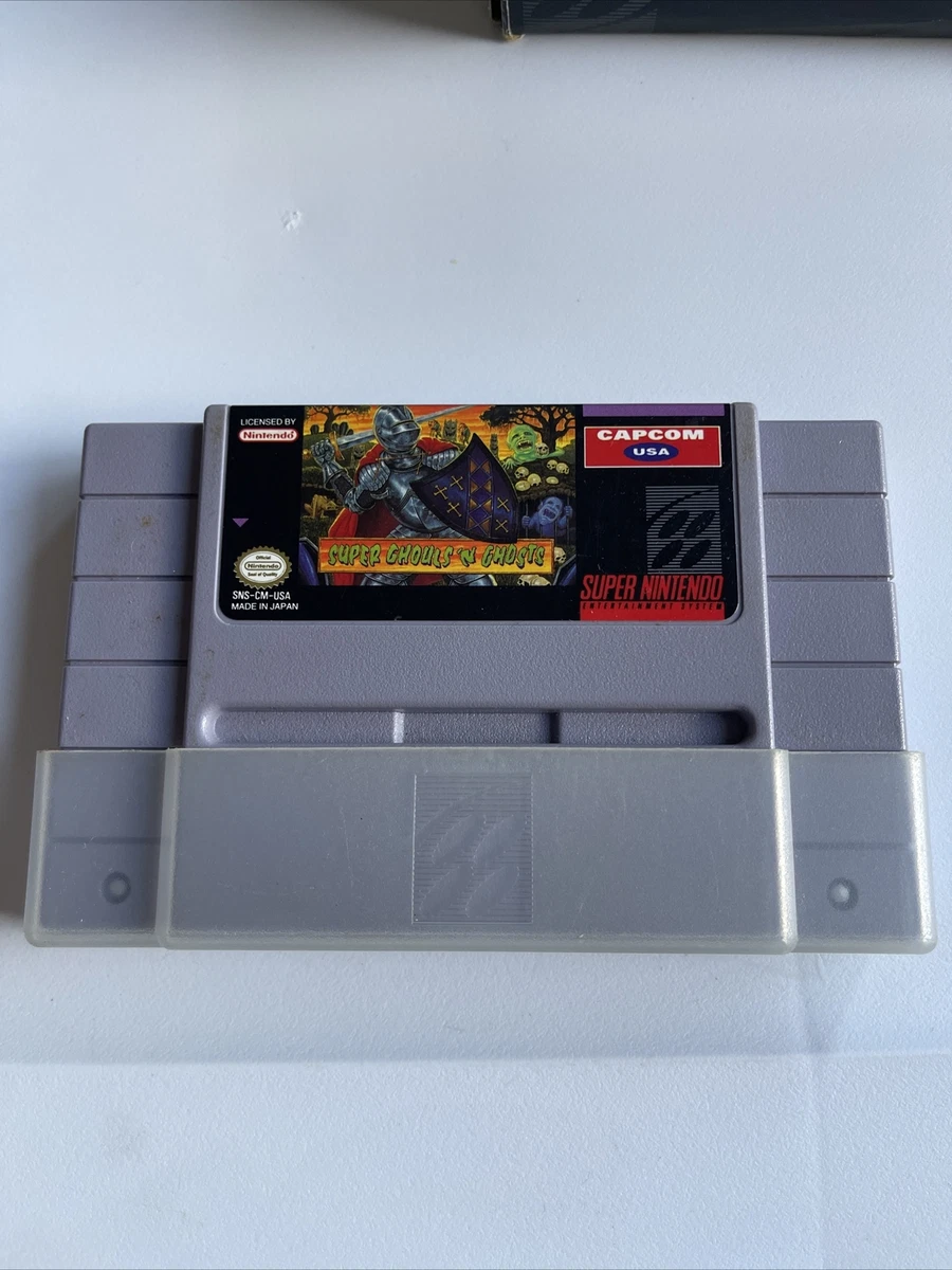 SNES - Super Ghouls 'n Ghosts - Complete With Box And Manual