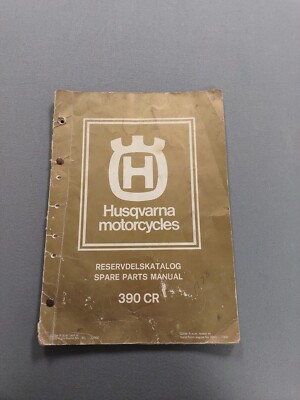 1977 Husqvarna 250 CR Motorcycle Parts Manual – Factory Original From US
