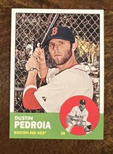 2012 Topps Heritage #52 Dustin Pedroia card, Boston Red Sox