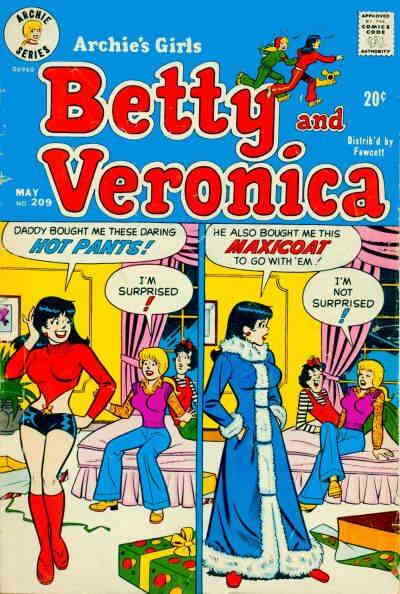 Archie's Girls Betty And Veronica #209 VG; Archie | low grade - May 1973 Hot Pan